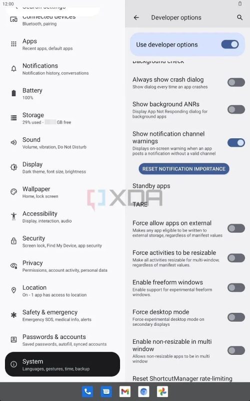 Android 13早期版本截图曝光：新功能和细节优化曝光