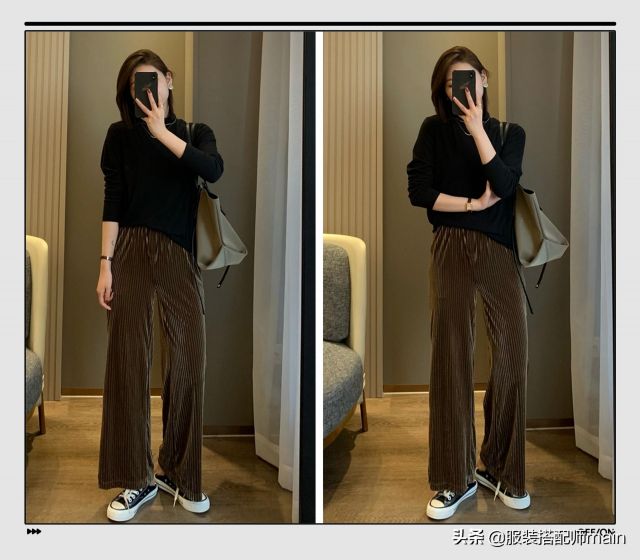 秋季裤子女款阔腿裤？-15