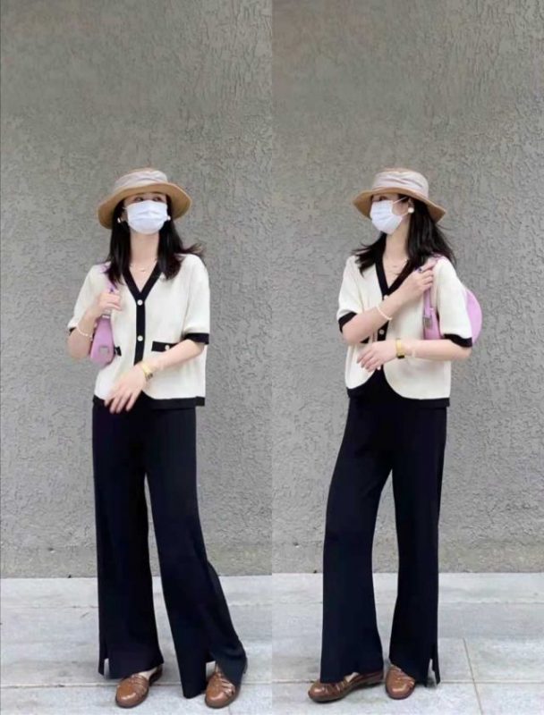 显瘦的裤子黑色阔腿裤？-8