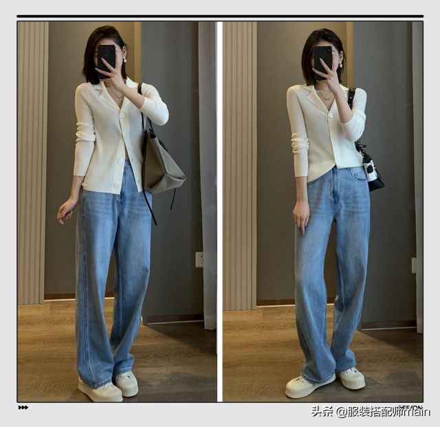针织开衫可以配半身长裙吗?-11