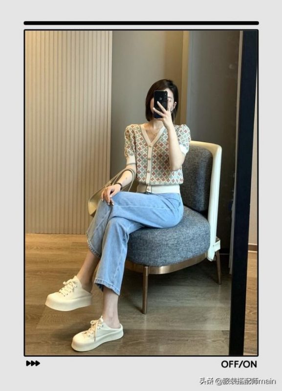 针织开衫可以配半身长裙吗?-15