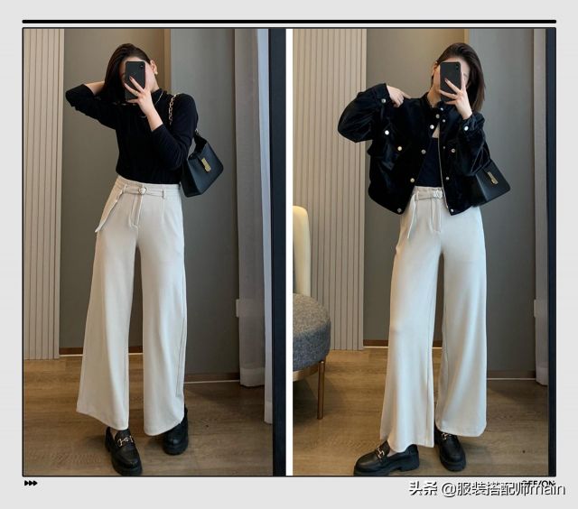 秋季裤子女款阔腿裤？女式阔腿裤的正确穿法-2