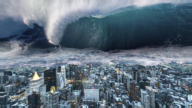 1亿米海啸图片