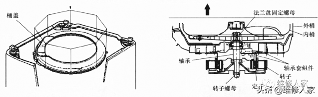 小天鹅洗衣机结构图(小天鹅洗衣机内部结构)-1