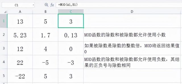 mod怎么用？mod函数的使用方法-1