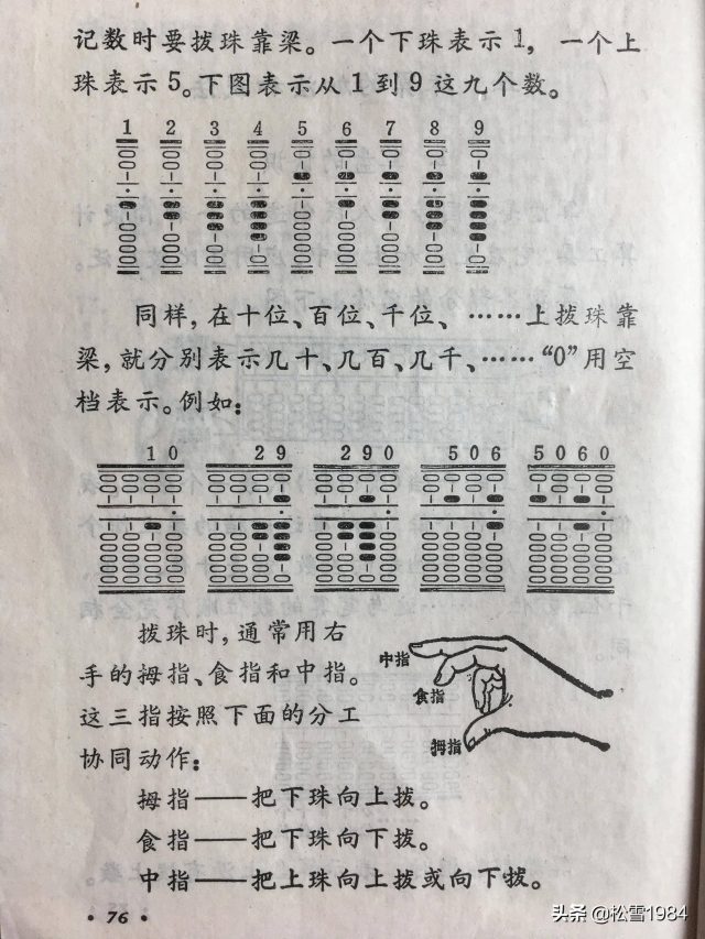 算盘怎么用？零基础学算盘-1